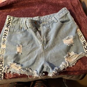 Designed Denim Shorts